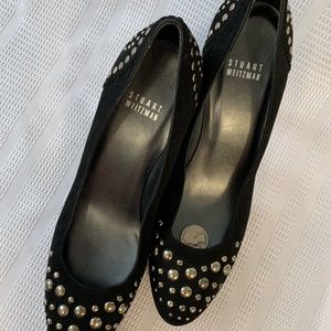 Black & Patent Heels, Stuart Weitzman, like new